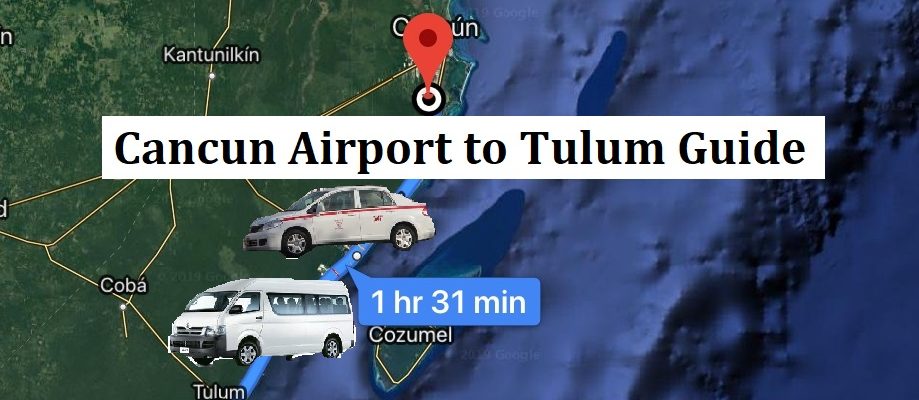 best transportation from cancun airport to tulum