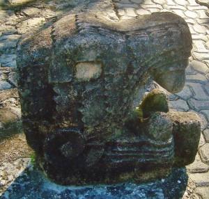 Mayan sculpture, Playa Del Carmen