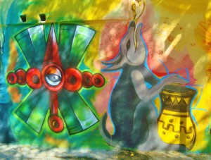 Playa Del Carmen street art murals graffiti