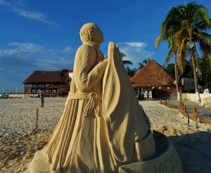 Sand Sculpture Playa Del Carmen Mexico