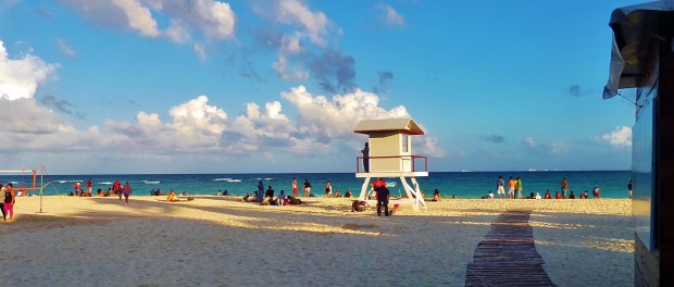 Handicap beach access Playa Del Carmen