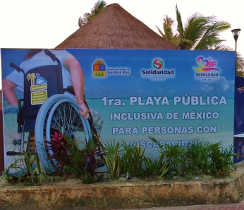 Handicap Beach access Playa Del Carmen