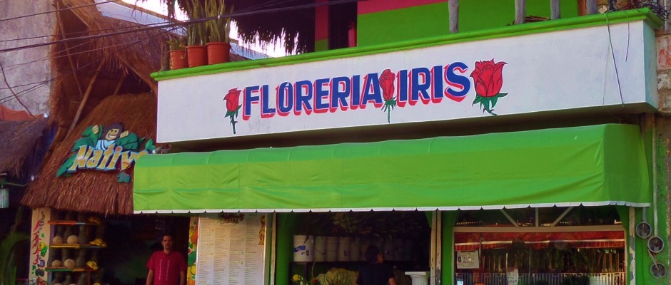 Flower store in Playa Del Carmen