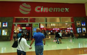 Movie theather in Playa Del Carmen Mexico