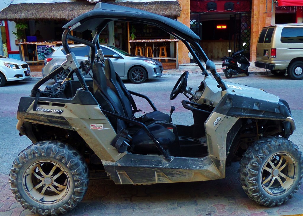 Dune buggy in Playa Del Carmen