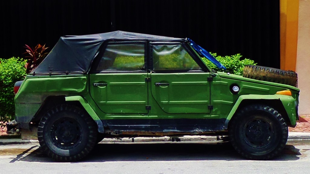 VW thing car in Playa Del Carmen Mexico