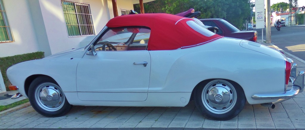 Old car in Playa Del Carmen Mexico