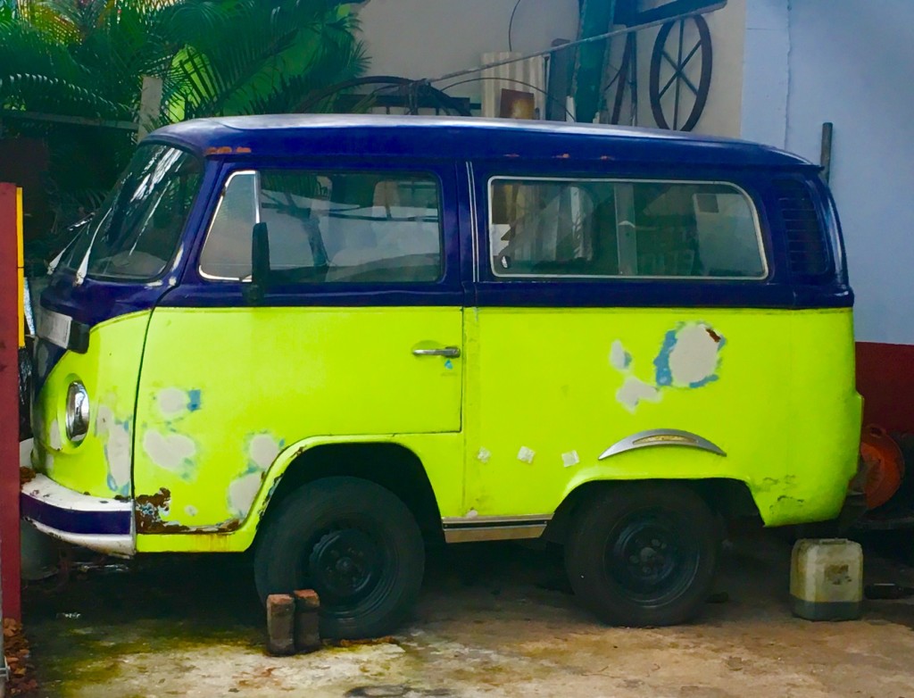 Tiny van in Playa Del Carmen