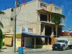 Construction in Playa Del Carmen