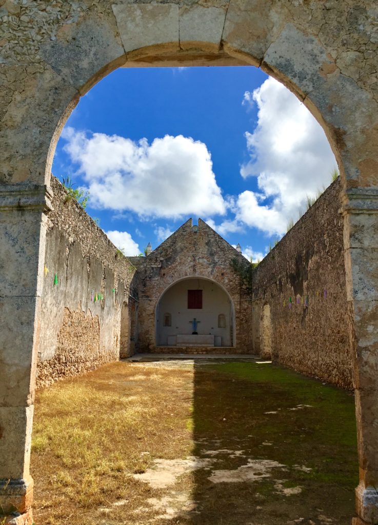 old Churches Yucatan Mexico