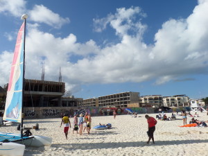 New Hyatt Hotel on the beach