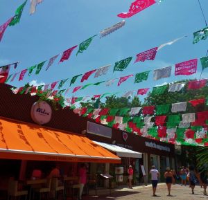 Celebrating Mexican independence day in Playa Del Carmen