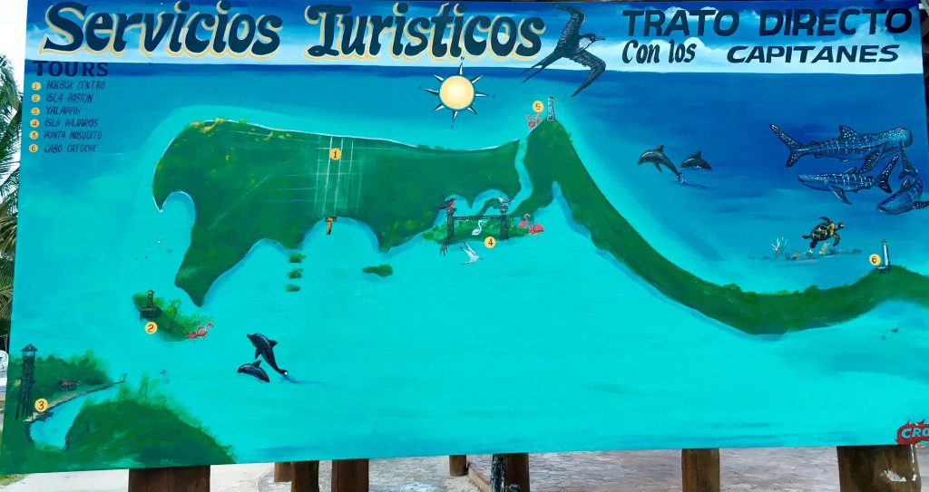 Holbox Island Map