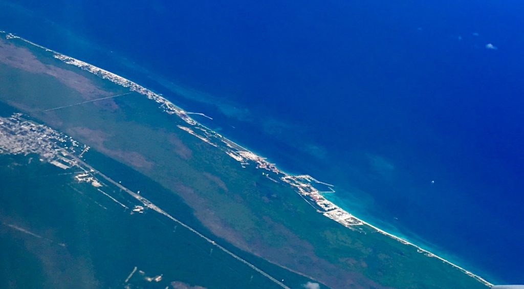 Aerial photo of Puerto Morelos