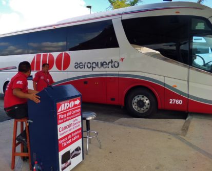 bus cancun airport to Riviera Maya