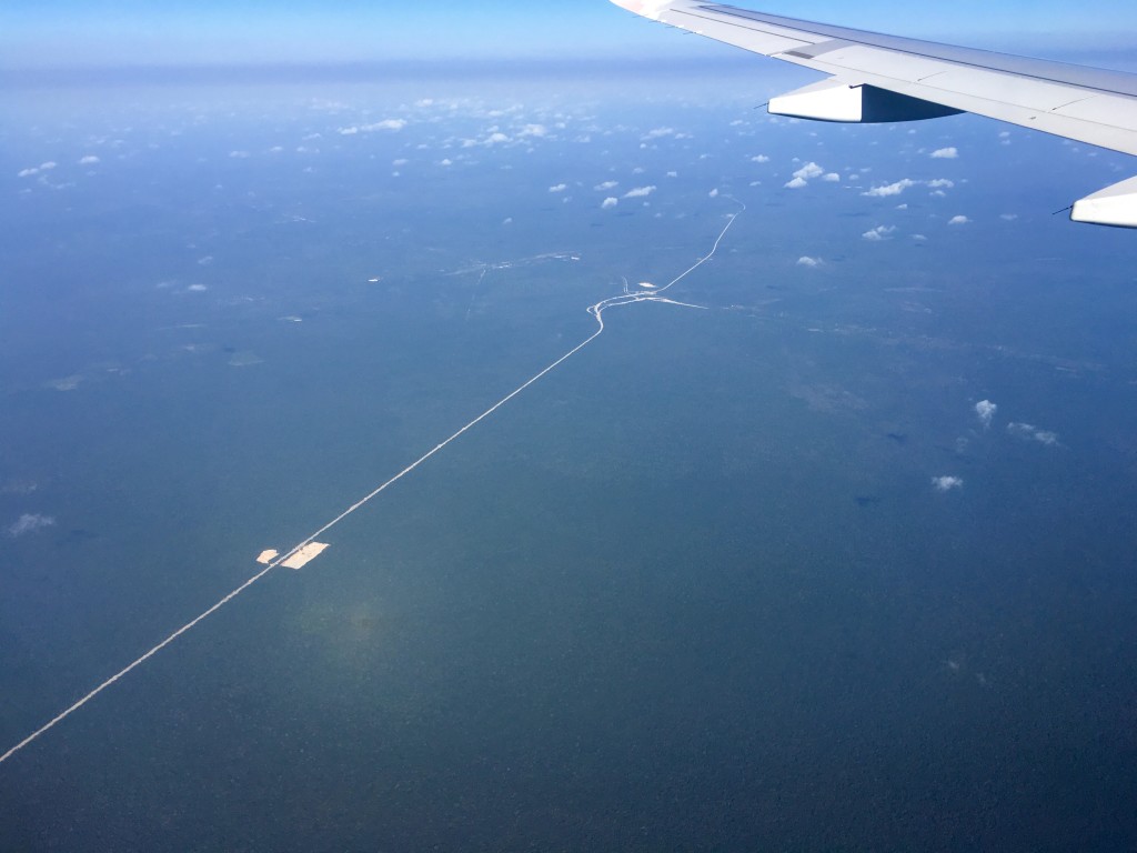 The new highway that connects Playa Del Carmen with 180 Highway.