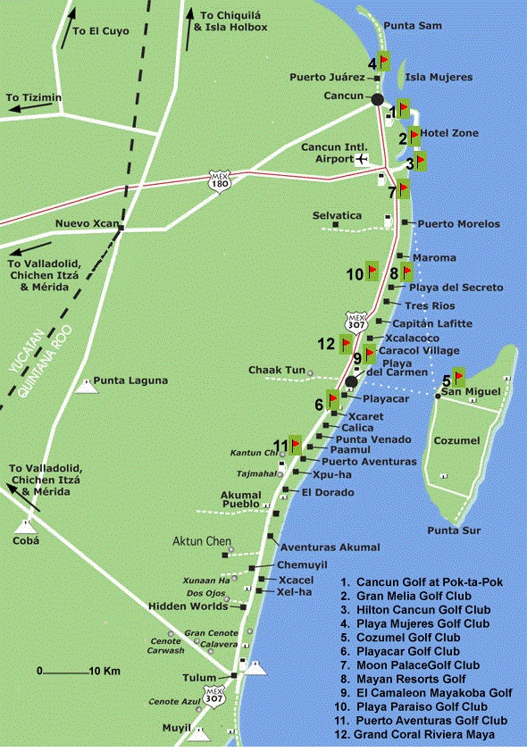 Introducir 92+ imagen mapa cancun playa del carmen cozumel - Abzlocal.mx