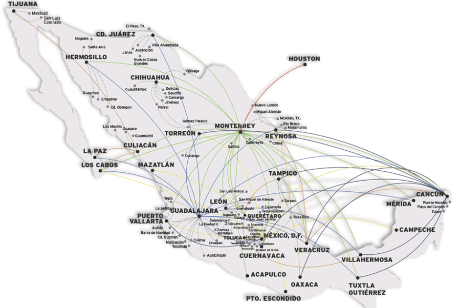 flights in Mexico