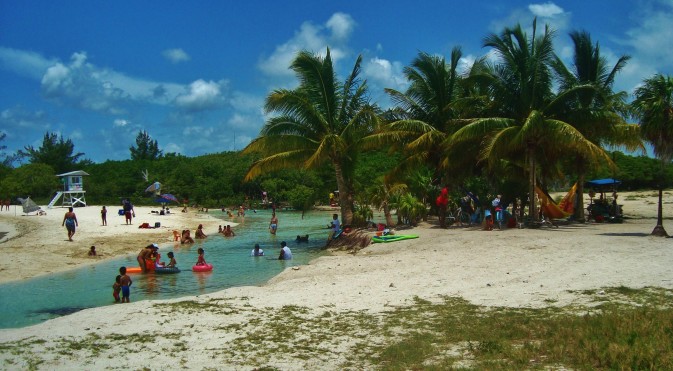 secret beach in Playa del Carmen Mexico