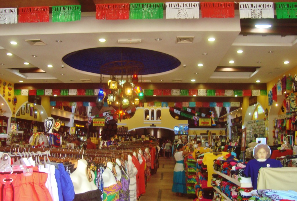 Hacienda Tequila Playa Del Carmen shoping for souvenirs