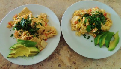 Eggs, Breakfast, Mexico, Tortilla. Expat cooking