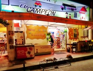 Playa del carmen market night time