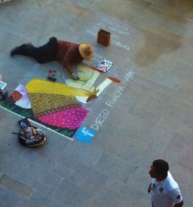 Street Artist in Playa Del Carmen