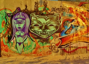 Street art in Playa Del Carmen