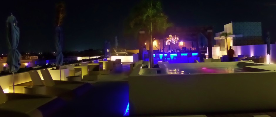Roof Club at the Palm Hotel in Playa Del Carmen