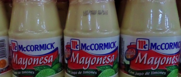 mayonnaise in Playa Del Carmen