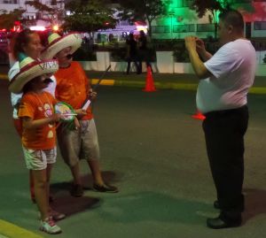 Celebrating Mexican independence day in Playa Del Carmen