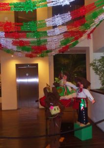 Celebrating Mexican independence day in Playa Del Carmen