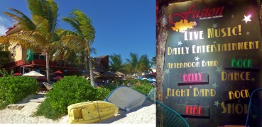 Fusion Beach Bar and Restaurant in Playa Del Carmen