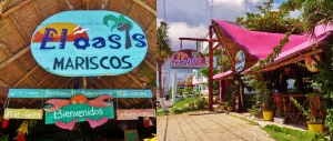 El Oasis Mariscos seafood restaurant in Playa Del Carmen