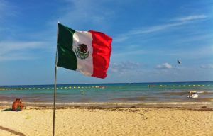 Celebrating Mexican independence day in Playa Del Carmen