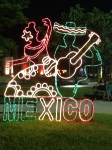 Celebrating Mexican independence day in Playa Del Carmen