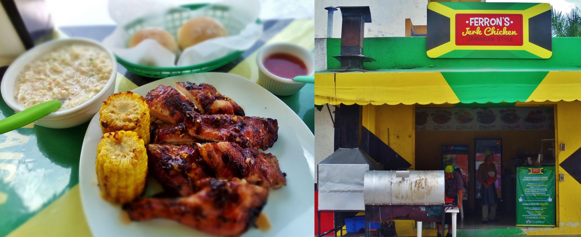 Ferron's Jamican Jerk Chicken in Playa Del Carmen