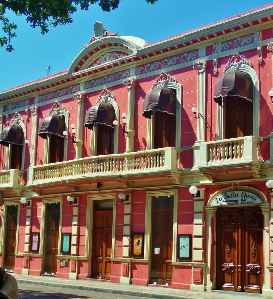 Colonial architecture in Merida Mexico