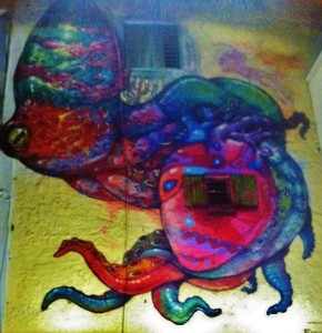 Street mural in Playa Del Carmen