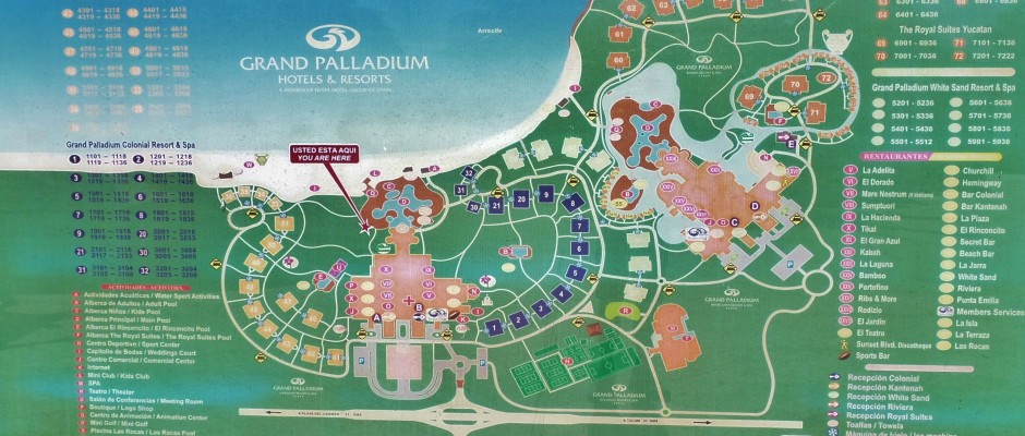 unico riviera maya map