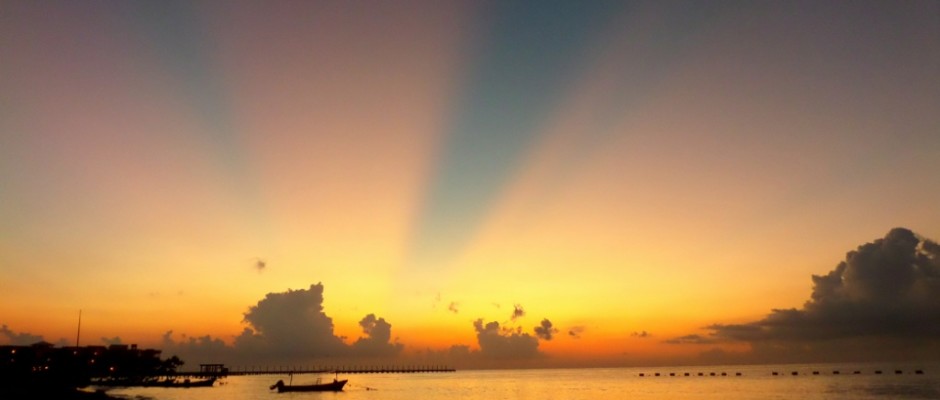 Sunrise in Playa Del Carmen