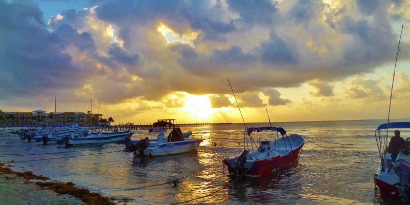 Sunrise photo in Playa Del Carmen