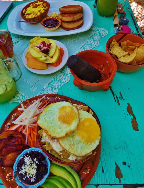 Breakfast in Playa Del Carmen at Fonda Regina