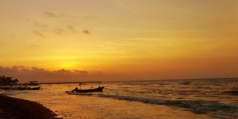 Sunrise photo in Playa Del Carmen