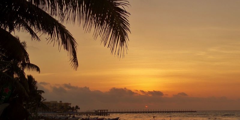 Sunrise photo in Playa Del Carmen