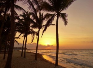 Sunrise photo in Playa Del Carmen