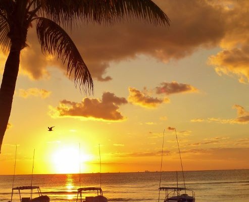 Sunrise photo in Playa Del Carmen