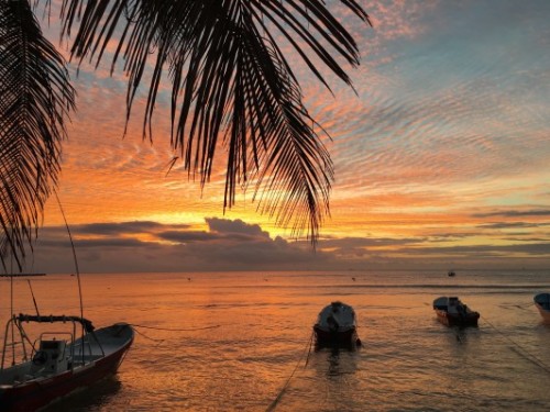 Sunrise in Playa Del Carmen Mexico