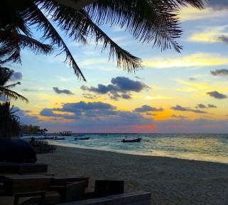 Sunrise in Playa Del Carmen Mexico