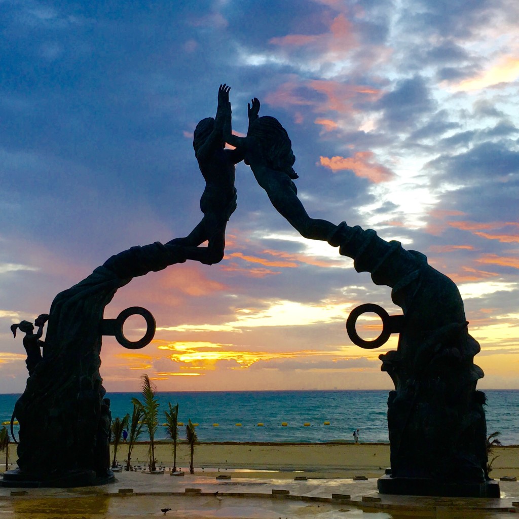 Sunrise in Playa Del Carmen, Mexico